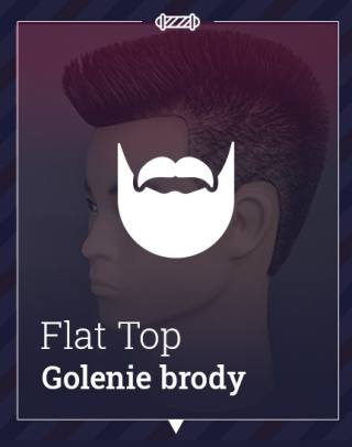 Barberski Flat Top i Golenie brody brzytwą na mokro